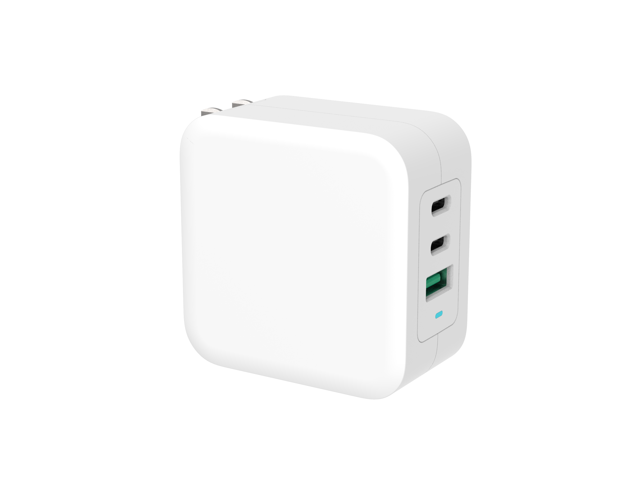   GaN Charger 100W USB C Charger 3 Ports with PD.3 and QC.3, Compact Fast Foldable Wall Charger for iPhone 15 Series, MacBook Pro/Air, Google PixelBook, ThinkPad, Galaxy S22/S20 and More